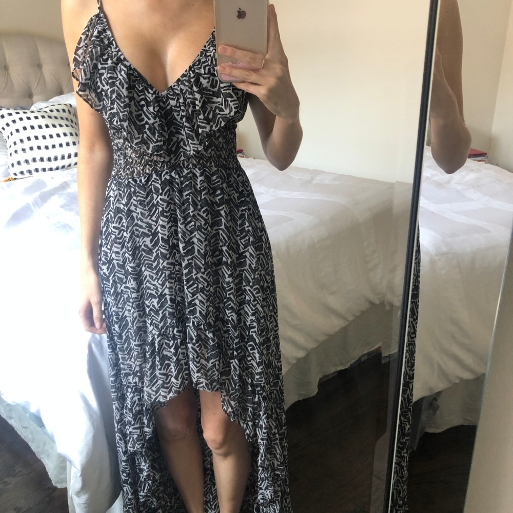 MISA Los Angeles Print Maxi Dress